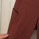Lululemon  Maroon Cropped 23” Pocket Leggings Size 4 Photo 1