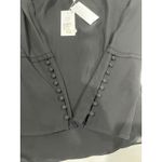 Sexy night out top Black Silk Off‎ Shoulder Bell Sleeve Blouse Sz 4 Photo 3