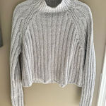 American Eagle  Soft Gray Sherpa Pullover Photo 0
