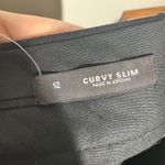 Ann Taylor  Loft Curvy Slim Trouser Work Pant Women 12 Black Officecore Career Photo 4