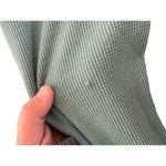 Dixxon Waffle Knit Women's Long Sleeve Crop Tee Green 2xl Comfy Size XXL Photo 4