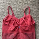 Unbranded Tank Top Cami Camisole Shapewear Workout Womens S Red Pink Shelf Bra Photo 5