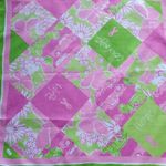 Lilly Pulitzer Pink and Green Scarf Photo 0