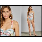 Ted Baker 💕 LONDON💕 Sakora Mint Chocolate Chip Print Swimsuit Hawaiian Beach 6 Photo 4