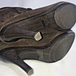 Michael Kors MICHAEL Womens Tall Boots Brown Suede Leather Size 8.5 Heels Photo 4