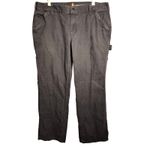 Carhartt Original Fit Straight Leg Carpenter Pants Womens 12 Short Gray 102080 Photo 9