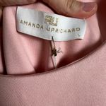 Amanda Uprichard  Parker Pink Asymmetric Ruffle Hem Cocktail Dress Size Large Photo 6