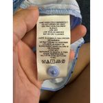 Anthropologie Maeve Cap Sleeve Button Front Romper Size large Blue Photo 12