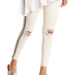 Free People  Distressed Skinny/Side Embellished‎ 25 Photo 0