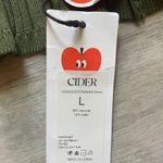 Cider (NWT) One Shoulder Ribbed Midi Dress Size L Photo 6