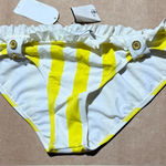 Jessica Simpson Women’s  Large Cabana Stripe Swim Bikini Bottom NWT Photo 0