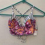 NWT Salt + Cove Lilac Multi Bikini Top Tie Back Pink Size undefined Photo 1