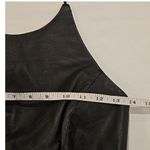 New! Black Leather Halter Lace Up Back Mini Dress Shape FX Newport News, 10 Photo 3