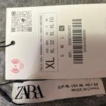 ZARA NEW Gray Sleeveless Cami Camisole Crop Muscle Tee Sweater Tank Vest Top XL Photo 2