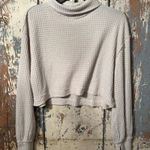 Free People  Cropped Knit Top size XS mock neck Photo 0
