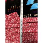 Unbranded Red/Pink/White Floral Short Flutter Sleeve Duster Size L Long Tie Pink Size L Photo 6