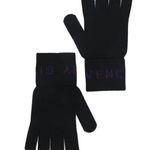 Givenchy Logo Cuff Wool Gloves black and purple Photo 0