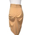 Katie May Mamma Mia Ruched Crepe Skirt Photo 5