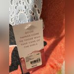 Lane Bryant Longline Lace Plunge Bra 44D Light Blue Womens Cacique Bow Padded ST Photo 6