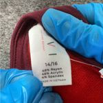 Lane Bryant NWT Red and Purple Colorblock Sweatshirt Photo 3