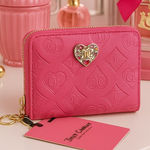 Juicy Couture Glitzed Out Babe Zip Wallet Pink NWT Photo 0