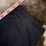 Alice + Olivia  Black Velvet High Waisted Pants Size 30 Photo 6