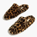 Madewell  The Loafer Scuff Slipper in Leopard Faux-Fur size 7 NEW Photo 1