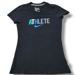  Top Size XS Women's Nike Dri-Fit Cotton Tee Athlete Graphic Print T-Shirt Women's Top Photo 0
