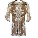 For Love & Lemons  x Free People Temecula White Lace Fit And Flare Mini Dress XS Photo 5