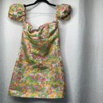 Majorelle floral off shoulder flamingo mini dress cocktail fairy feminine small Photo 2