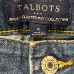 Talbots Boyfriend Jeans Mid Wash Denim Size 4 Simply Flattering Collection Photo 3