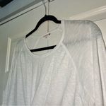 Sundry  White Long Sleeve Faux Crossover Size 0 or XS Extra Small Pima Cotton Photo 1