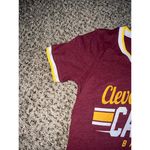 Nba  women's‎ "Cleveland Cavaliers" maroon short sleeve tee size large Photo 5