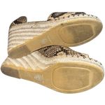 Vince Sonora Peep-Toe Snake skin Espadrille Wedge Sandals size 8.5M Photo 5