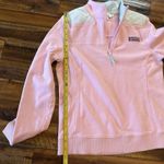 Vineyard Vines  Womens Pink and Mint Whale Embroidered Shep 1/4 Zip Shirt Small Photo 6