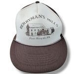 Capital Vintage Hat OSFM Vintage Berryman's Mills Trucker Hat Snap Back Cap By Adult Unisex Hat Photo 1