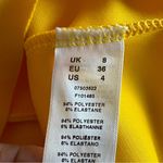 ASOS | Yellow Scuba Tiered Ruffle Mini Skirt Sz 4 Photo 53
