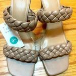 A New Day NWT  Basil Heels, Woven Braided Slip On Sandals, Mules, Womens Size 9.5 Photo 0