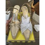 Sam Edelman Circus NY Monica Shimmer Bow Detail Slingback Dress Pumps Size 9.5 Photo 2