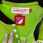 Mitchell & Ness  Lime Green and Black Long Sleeve Tee seattle sounders women’s M Photo 2