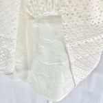 Central Park West New  Lace Off The Shoulder Mini Dress Bristol White Photo 10