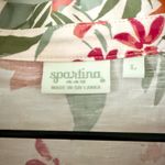 Spartina 449 Emeline Dress in Aljoy Landing Tropical Floral Pink & Green Print L Photo 4