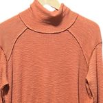 Free People we the Free Split Back Turtleneck Lightweight Sweater Size Large Photo 3