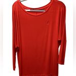 Ralph Lauren  crew neck long sleeve tunic. Orange. Size Large Photo 4
