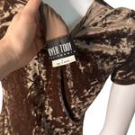 90’s Y2K Byer Too! California Short Sleeve brown velvet mini dress small​​​​​​​ Photo 10