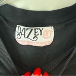 Dazey LA  Black Puff Sleeve Long Sleeve Tee S Photo 6