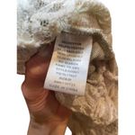Umgee  Women Medium Shirt Long Sleeve Heathered Cream White Lace‎ Hem & Back Boho Photo 8