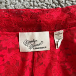 Marilyn Monroe Vintage  by Warner’s Red Lace Slip Dress Nightgown Negligee sz L Photo 3