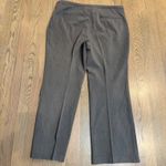 Chico's  Women's Gray Flat Front Dress Pants Size 2 (12 US) Short Photo 5