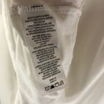 Calvin Klein Jeans Womens Top Sleeveless Sheer Overlay White XL Photo 3